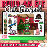 Digital Build An Elf Craft: Christmas Activity, Writing Pr