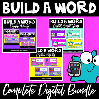 Preview of Digital Build a Word BUNDLE for POWERPOINT | Distance Learning