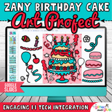 Digital Build a Birthday Cake Art Project & Writing Prompt