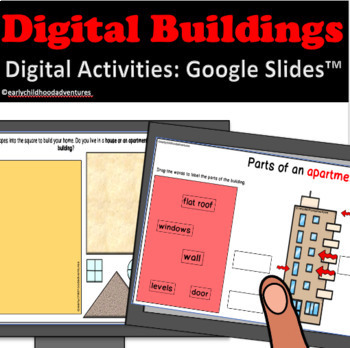 Preview of Digital Building Activities for GoogleSlides™