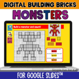 Editable Digital Building Bricks Monster Build and Count C