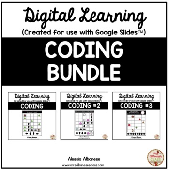 Preview of Digital - CODING BUNDLE - Distance Learning {Google Slides™/Classroom™}