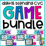 Digital CVC Blending Game Short Vowel BUNDLE
