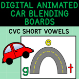 Digital Short Vowel Car Blending Boards