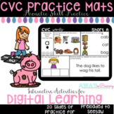 Digital CVC Phonics Mats l Google Classroom |Seesaw