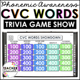 Digital CVC Words Phonics Game - Phonemic Awareness Jeopar