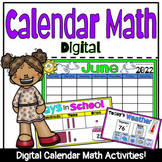 Digital Calendar Math | ALL  YEAR | Math Skills
