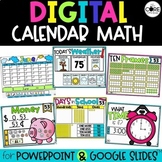 Digital Calendar Math - for Google Slides, PowerPoint, & L