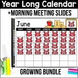 Digital Calendar Morning Meeting Google Slides Kindergarte