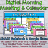 Digital Calendar and Morning Meeting for Google Slides and