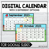 Digital Calendar for Google Slides 2022 - 2023