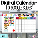Digital Calendar for Google Slides™ | Interactive Calendar