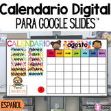 Digital Calendar for Google Slides™ in Spanish | Calendari