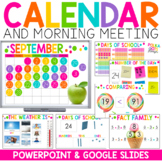 Digital Calendar & Morning Meeting | Google (TM) and PowerPoint