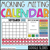 Digital Calendar for Morning Meeting - Interactive Calendar