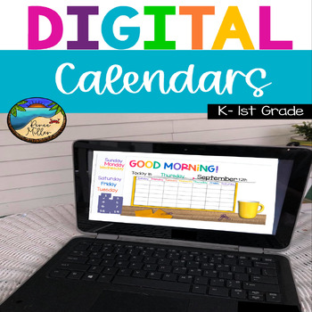Preview of Digital Calendar for Morning Meetings Interactive Calendar: Digital Resources