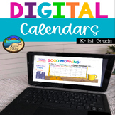 Digital Calendar for Morning Meetings Interactive Calendar