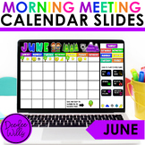 Digital Calendar for Morning Meetings | June