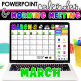 Digital Calendar for Morning Meetings | March