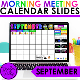 Digital Calendar for Morning Meetings | September