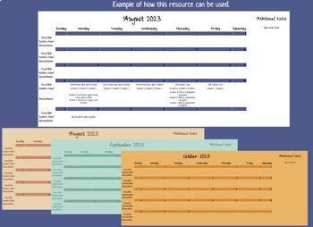 Preview of Digital Calendar for RTI/Small Group Documentation - Google Drive