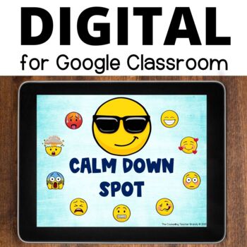 Preview of Digital Calm Down Corner Videos and Coping Skills