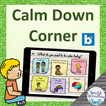 Preview of Digital Calming Corner for Self-Regulation BOOM Cards™