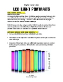 Digital Camera Lab- LED Light Tube Portraits