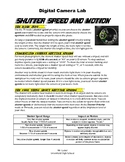 Digital Camera Lab- Shutter Speed and Motion