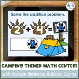 Digital Camping Themed Math Centers with Google Slides™ & 