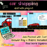 Digital Car Shopping: A Unit Rate Project