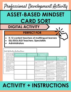 Preview of Digital Card Sort: Asset-Based Mindset for Multilingual Learners