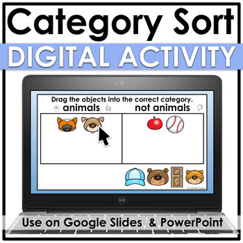 Preview of Digital Category Sorting Google Classroom Digital Resource