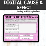 Digital Cause and Effect Practice Google Drive | Paperless