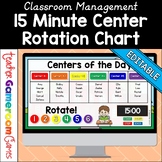 Digital Center Rotation Charts - 15 Minute