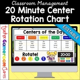 Digital Center Rotation Charts - 20 Minutes