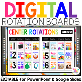 Digital Center Rotation Slides with Timers For Reading, Ma
