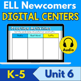Digital Centers for ELL Newcomers {Unit 6}