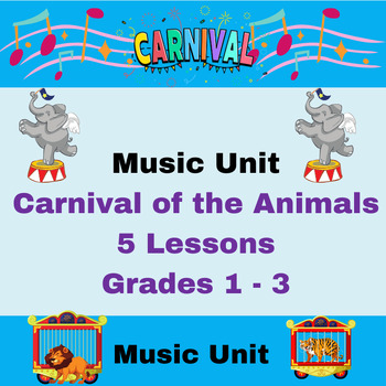Preview of Carnival of the Animals, Music Unit,  Activities, Lessons