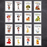 Digital Character Affirmations, 40 Book Characters, Childr