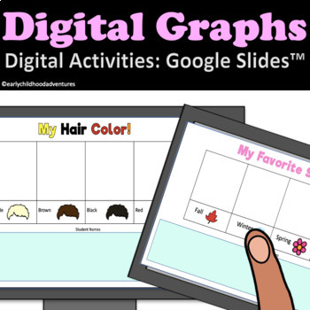 Preview of Digital Charts and Graphs, My Favorite Things for Google Slides™