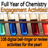 Digital Chemistry Bell-Ringer or Review Engagement Activities