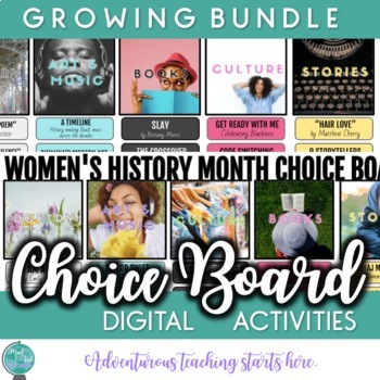 Preview of Digital Choice Board Activity Bundle: Monthly Celebrations