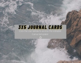 Digital Choice Board Template -- 3x5 Journal Entry Card