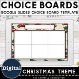 December Choice Board Template | Christmas Theme 1