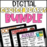 Digital Choice Boards for Early Finishers Bundle