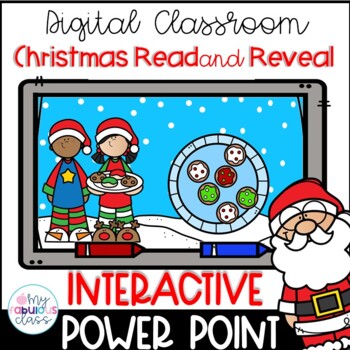 Preview of Digital Christmas Activities Read and Reveal