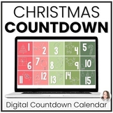 Digital Christmas Countdown | Christmas Activities | Dista