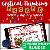 Digital Christmas Holiday Mystery Escape Vocabulary Langua