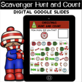 Digital Christmas Hunt and Count|Google Slides|Distance Learning